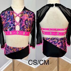 Pink animal print CM